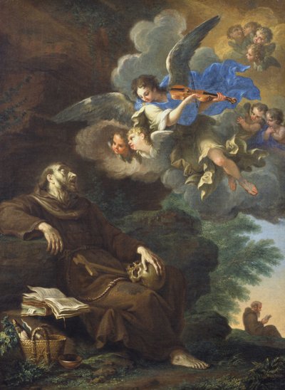 Saint Francis by Filippo Lauri
